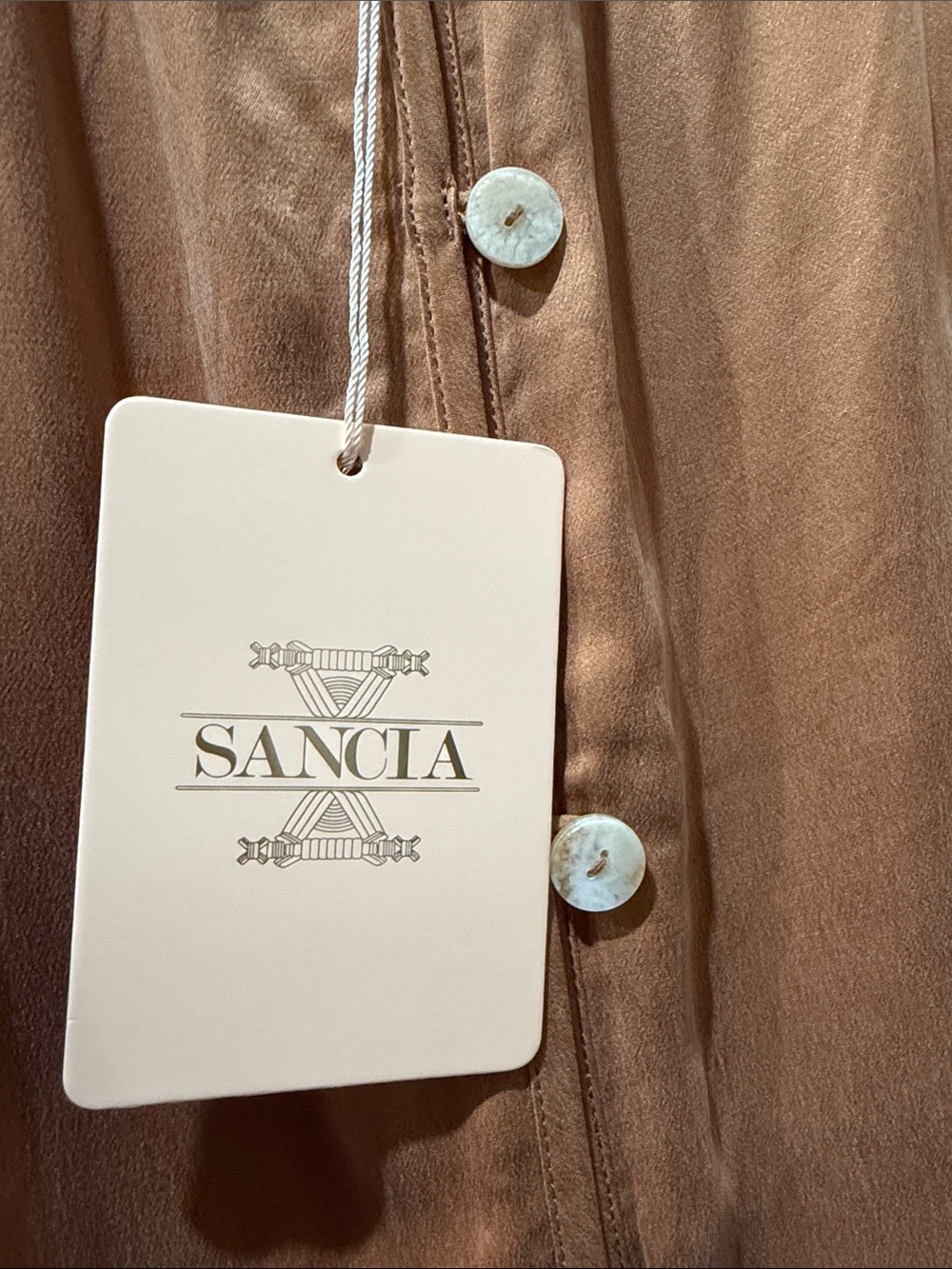 NWT Sancia Hannare Button-Front Midi Dress - Picture 11 of 11